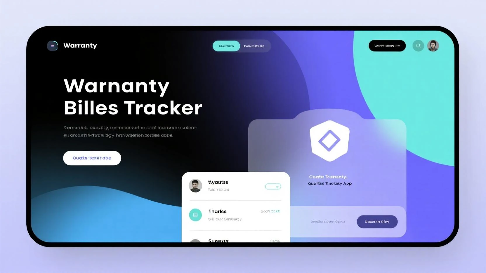Warranty and Bills Tracker App