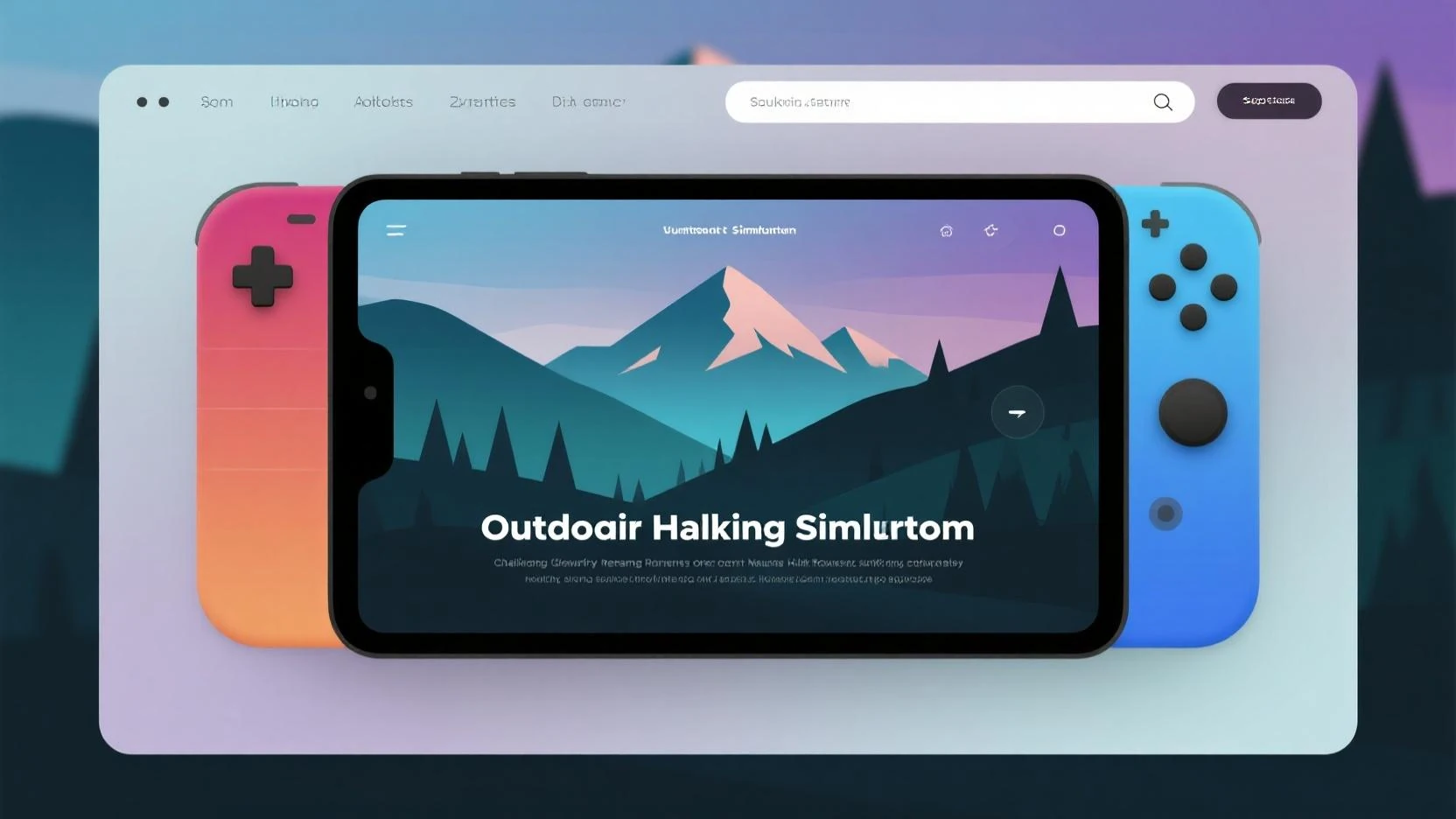 Outdoor Hiking Simulator