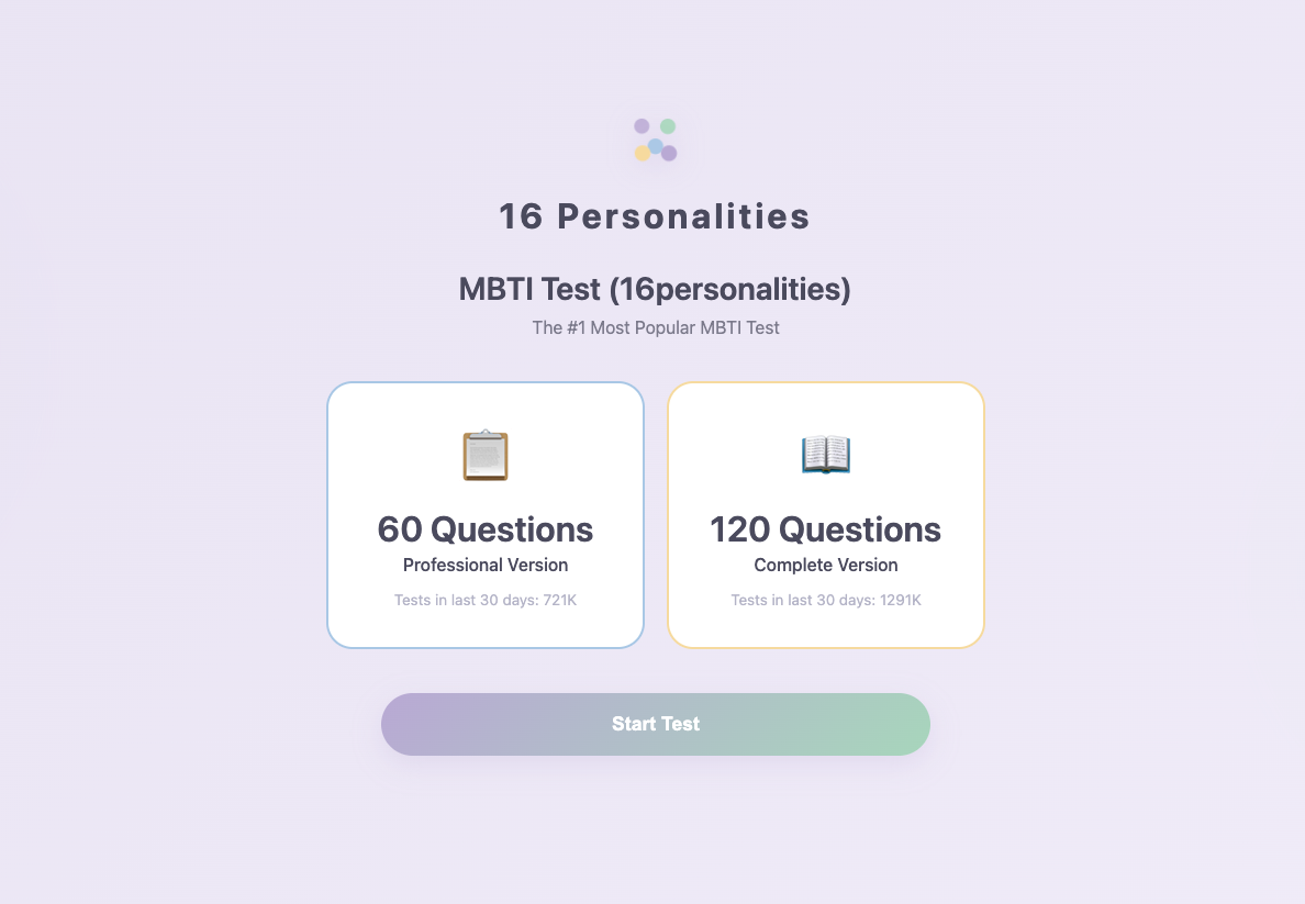 MBTI preview
