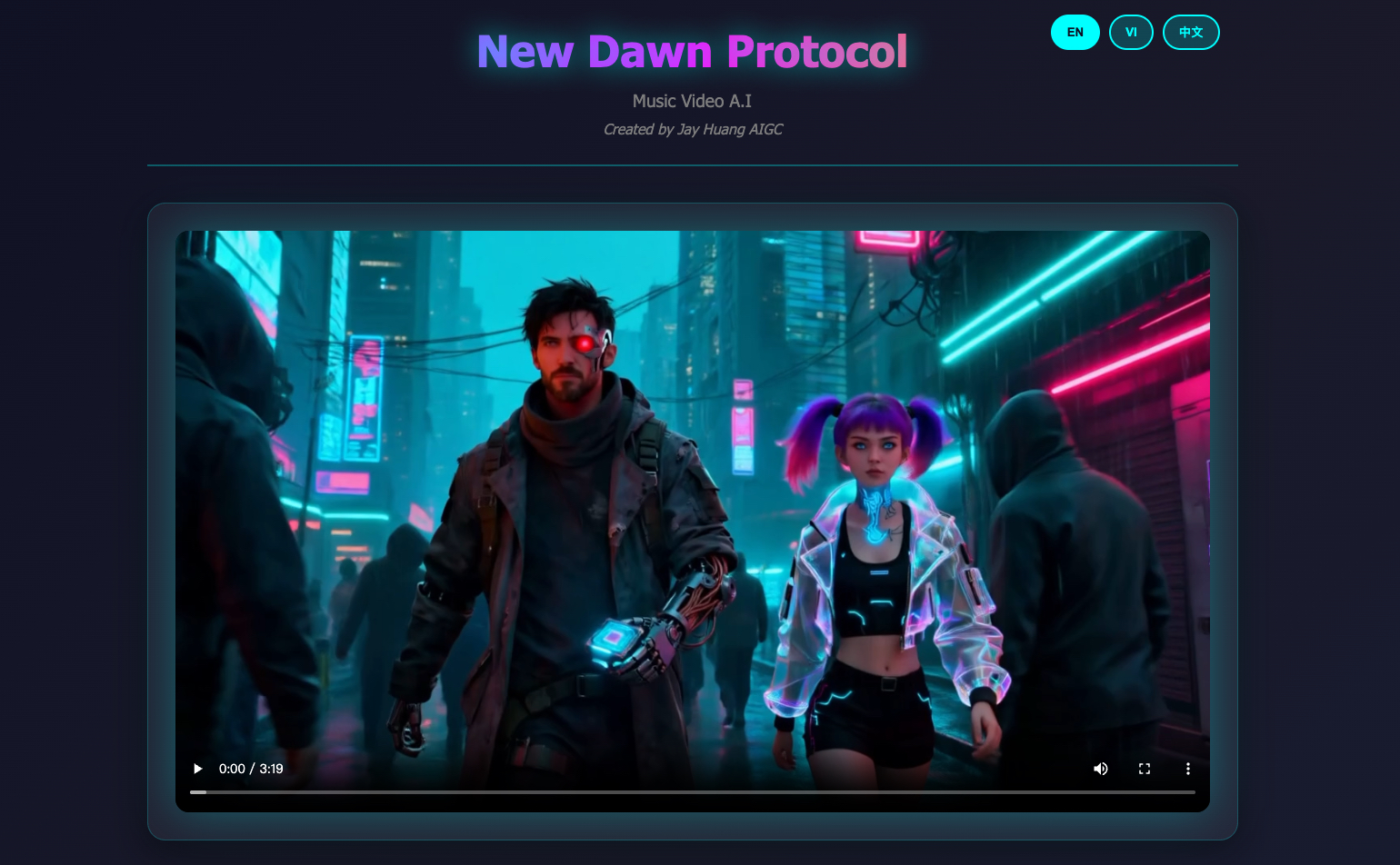 (Music Video A.I) New Dawn Protocol preview