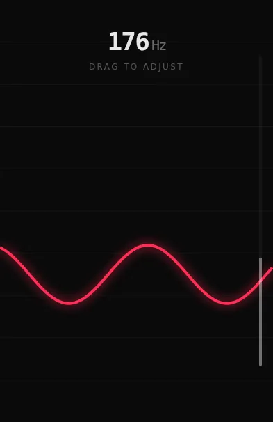 A hz sound and put it max until 10000hz