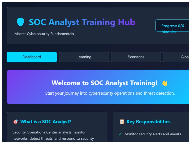 build an app for SOC