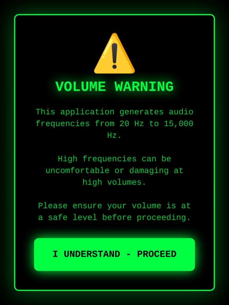 Hz Wavelength Slider