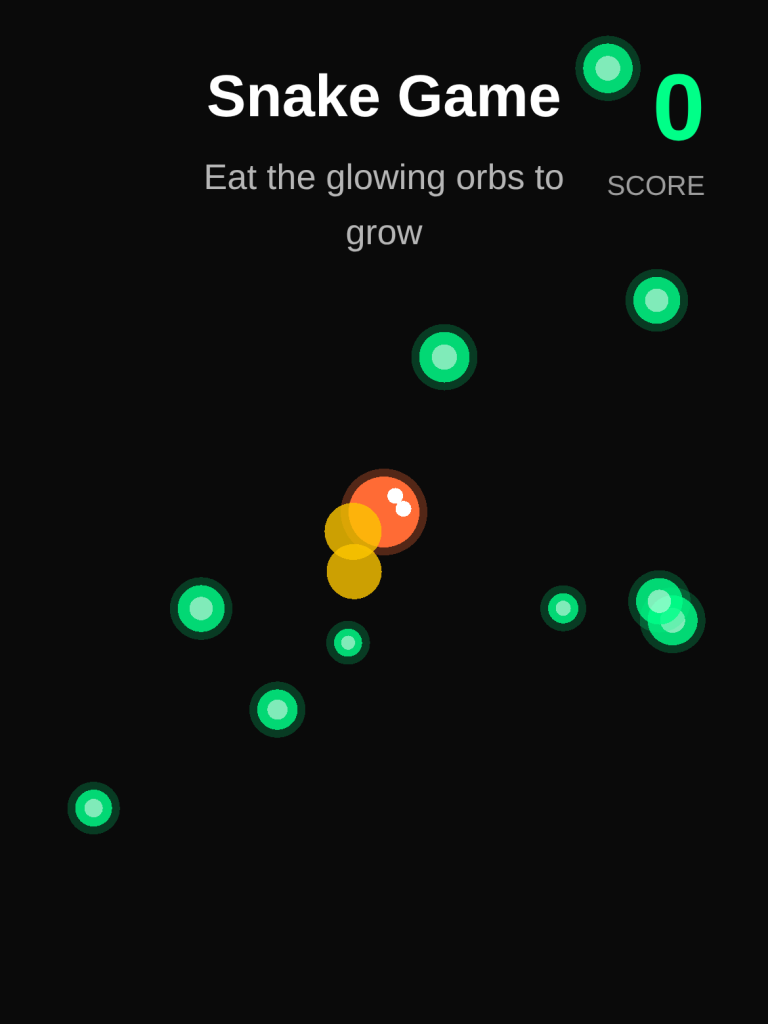 Snake Cursor Tracker