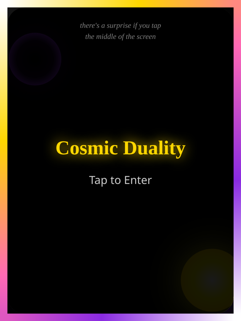 Cosmic Duality