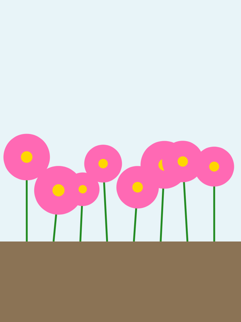 Interactive Pink Garden
