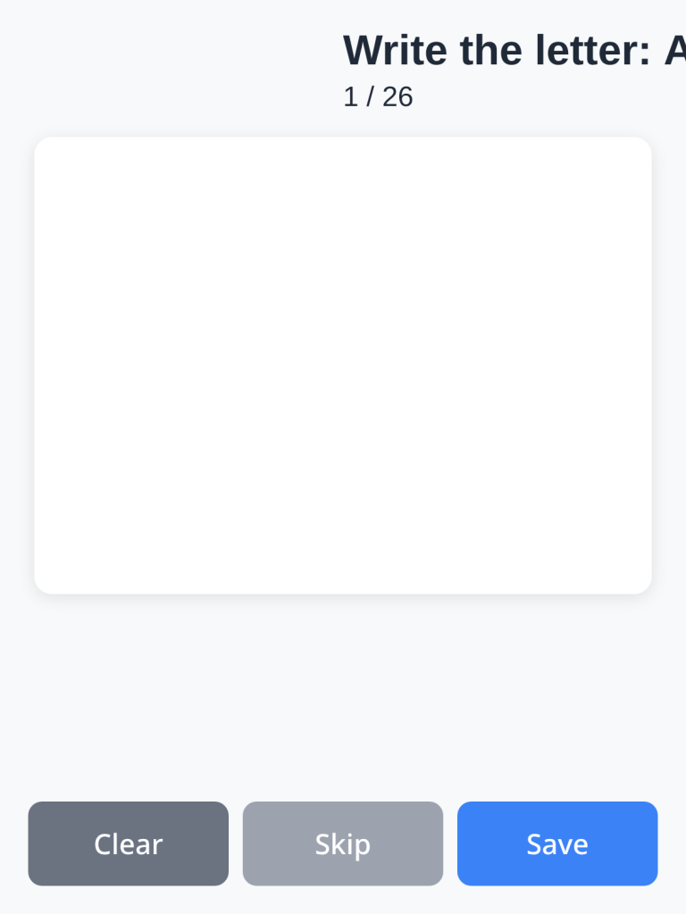 Handwriting Recognition