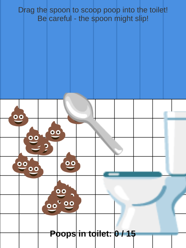 Bathroom Poop Scoop Game