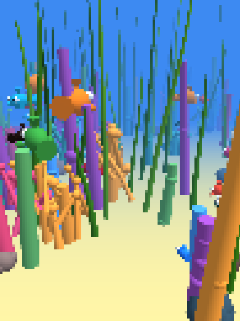 3D Pixel Underwater World🐟🪸