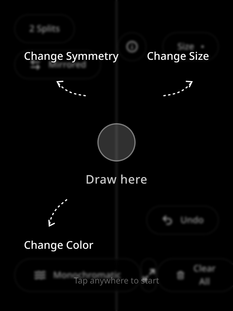 Symmetric Canvas Drawing！！！！