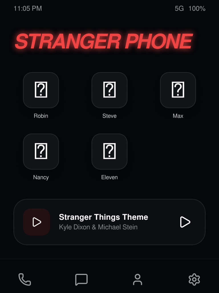 Stranger Things Phone