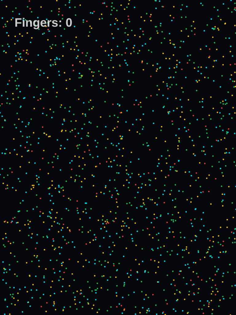 Finger Touch Particle Game！