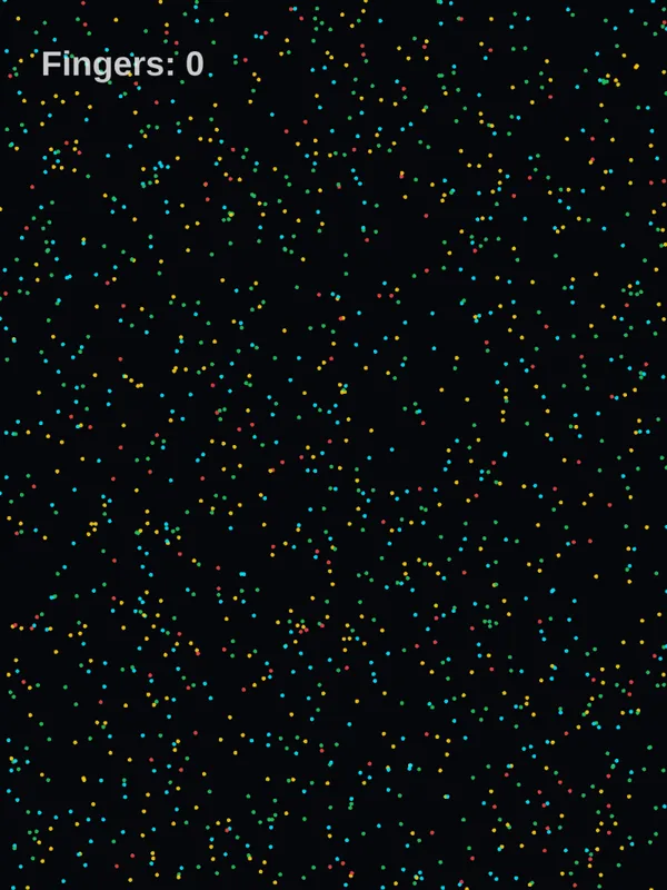 Finger Touch Particle Game!