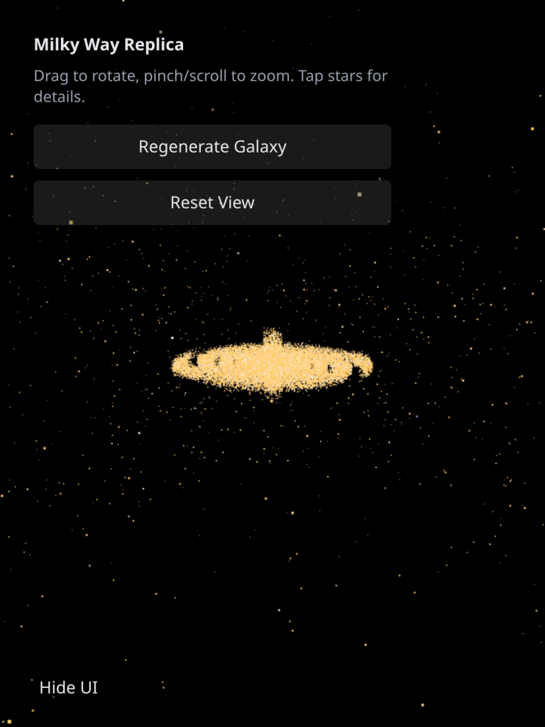 Interactive Milky Way