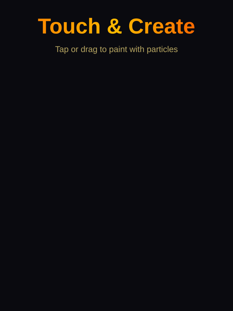 Interactive Touch Visualizer