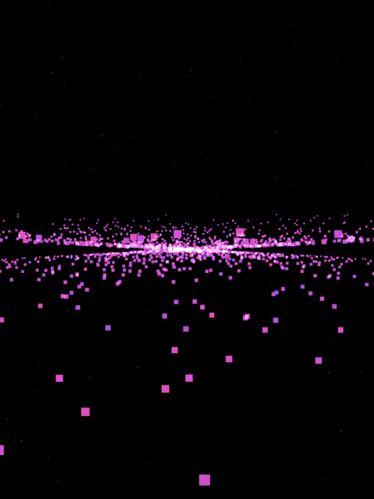 Cosmic Plasma Atom / sensory zoom in / space like rings