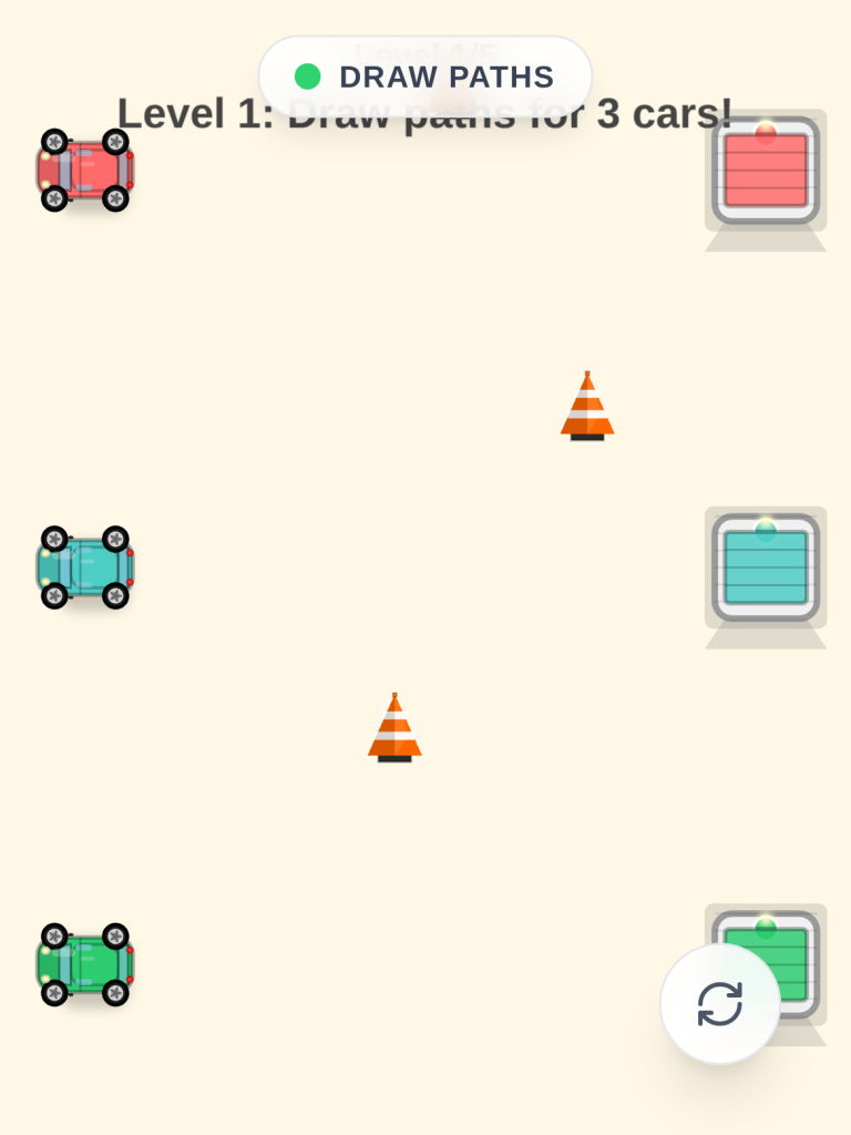 Line Draw Car Puzzle