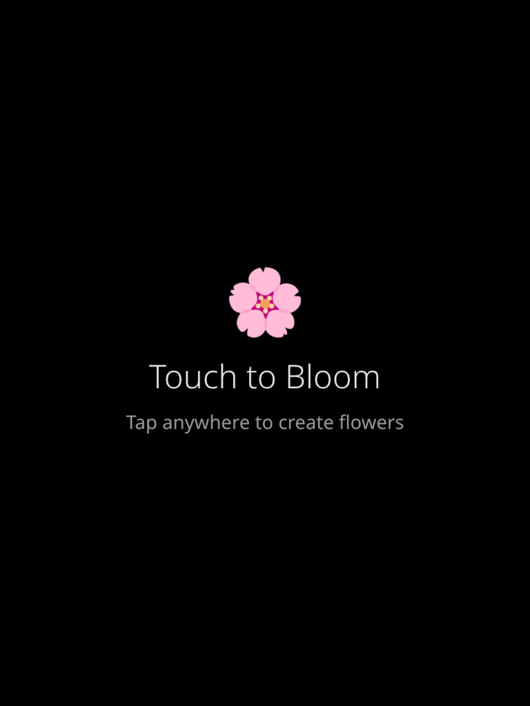 Flower Touch Canvas