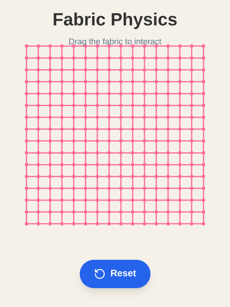 Fabric Physics Simulator