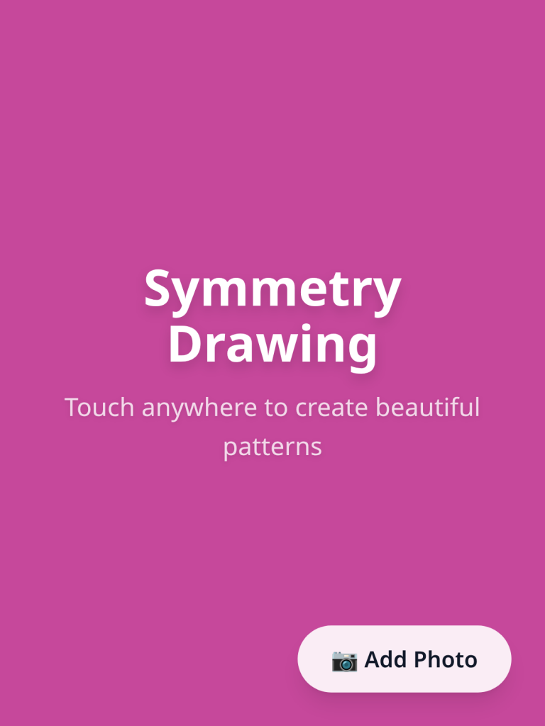 Symmetry Drawing Game