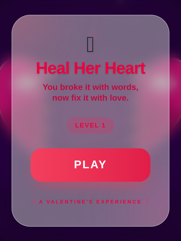 Fix Her Heart #LoveGame