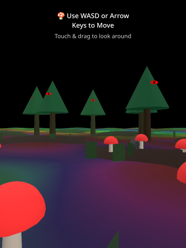 Psilocybin Trip Forest