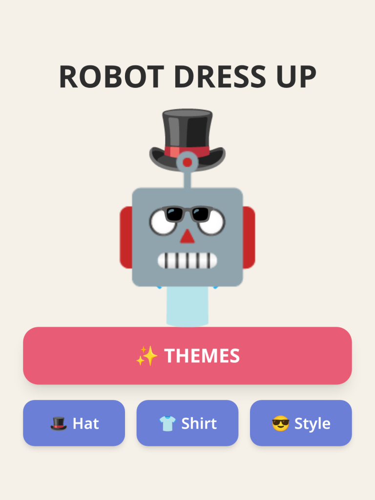 Robot Dress-Up Game
