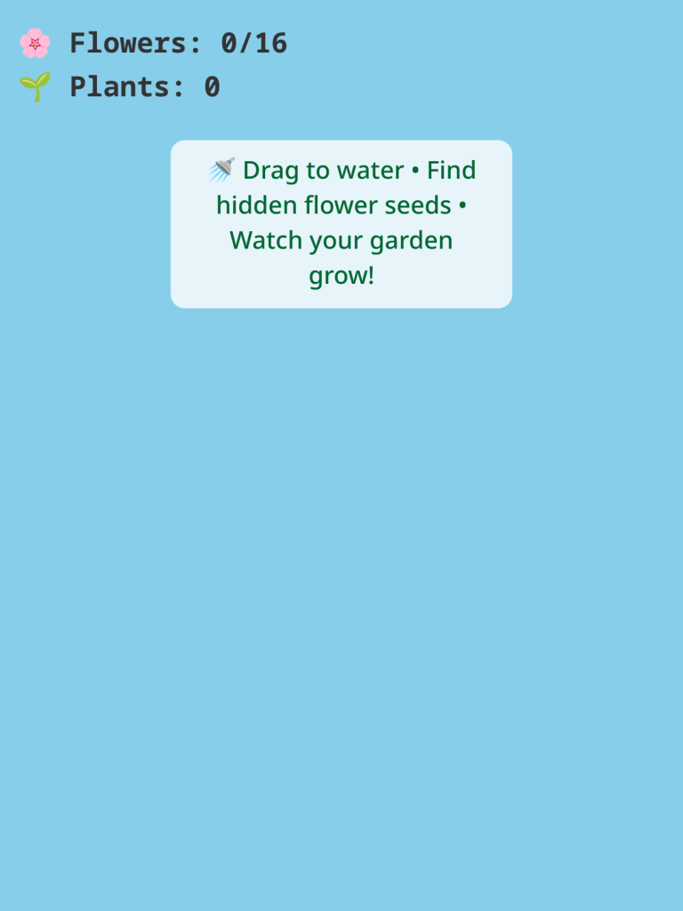 Pixel Garden Watering