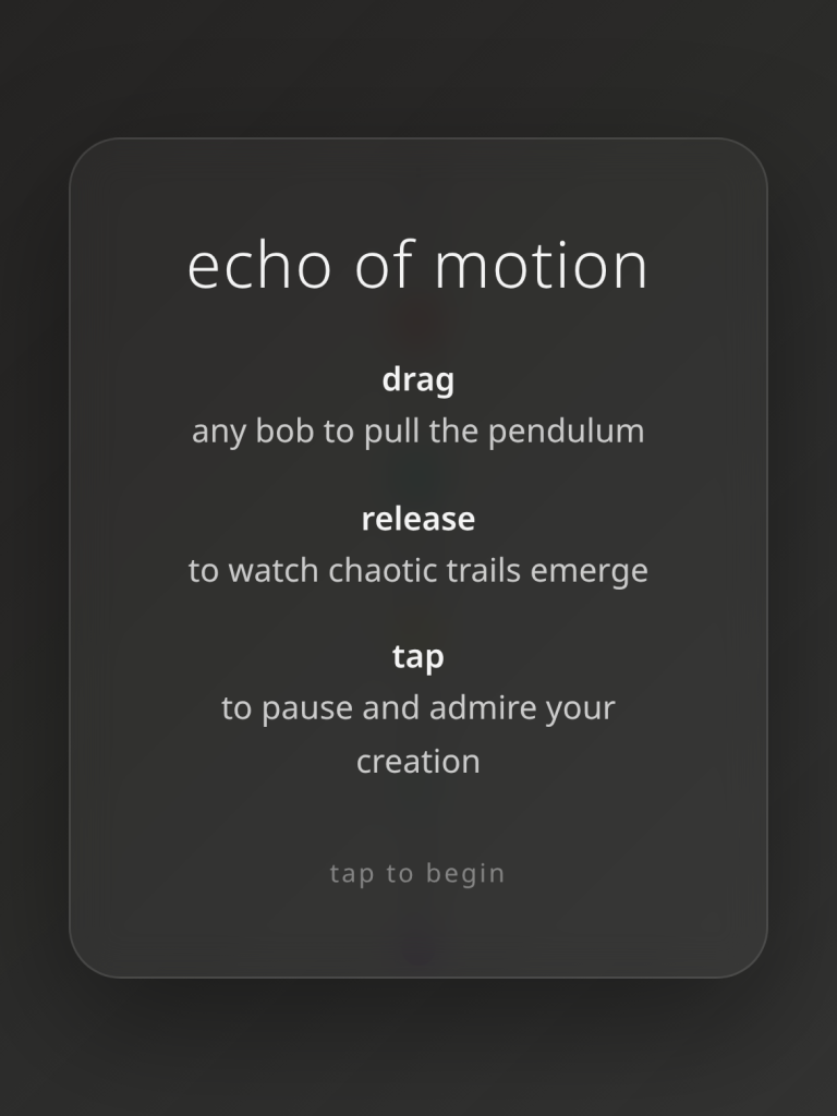 Echo of Motion