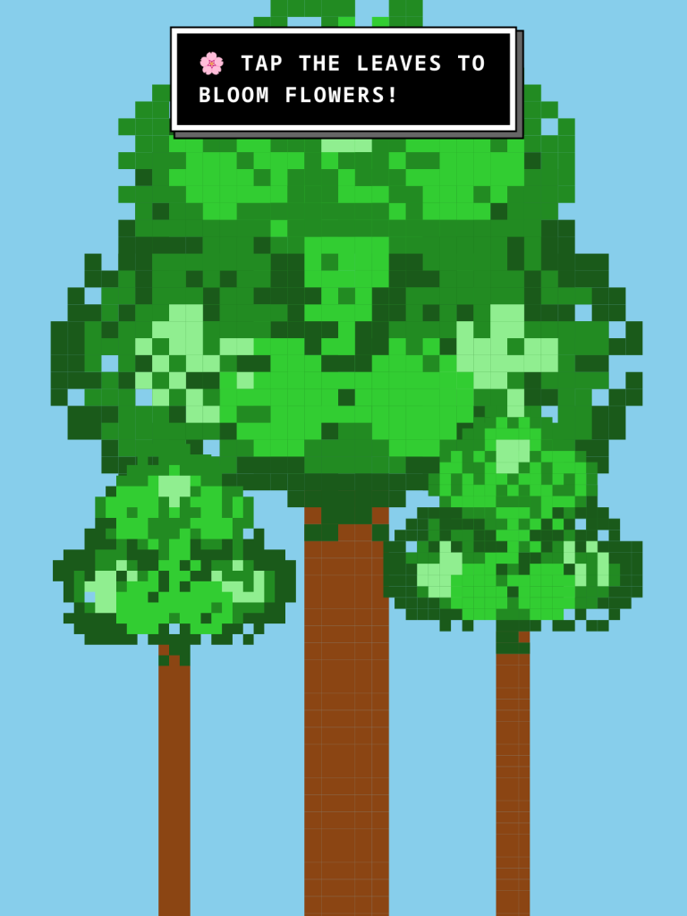 Pixel Tree Garden