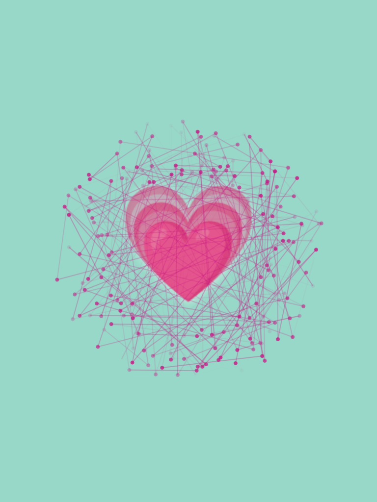 Flowing Heart Animation