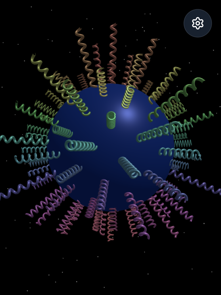 3D Spring Ball Screensaver v1 ( still lots of bugs ) but lots of options