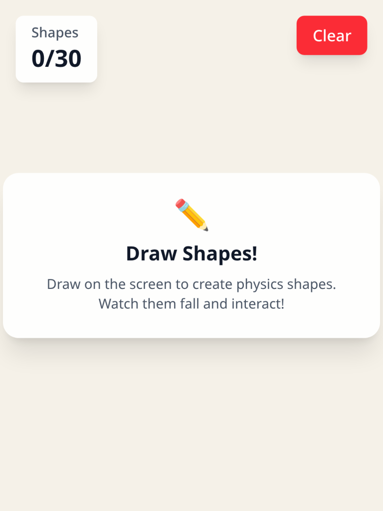 Physics Shape Game