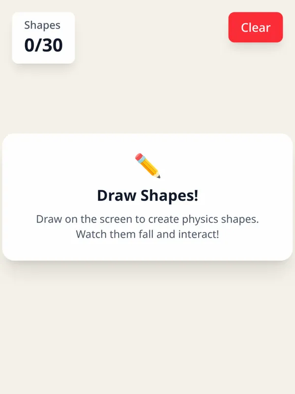 Physics Shape Game