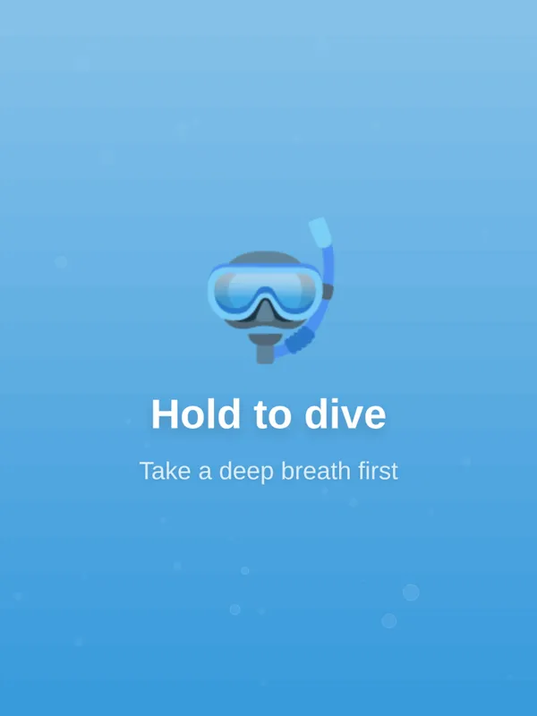 Underwater Breath Hold