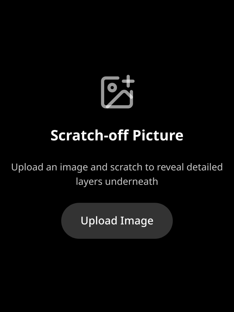 Scratch-off picture