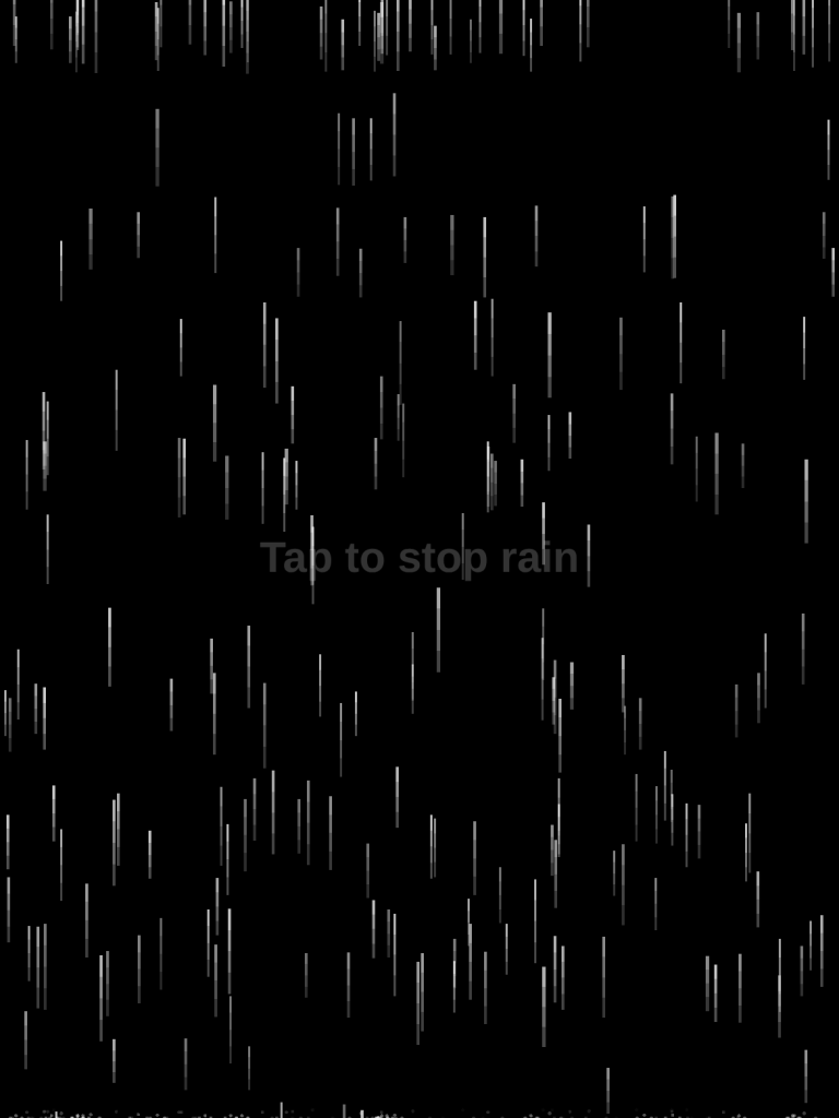 Hyper Realistic Rain