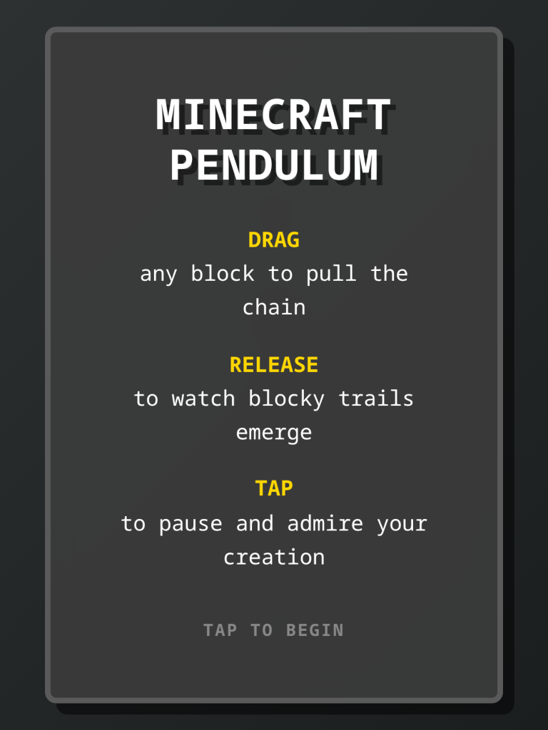 minecraft Pendulum