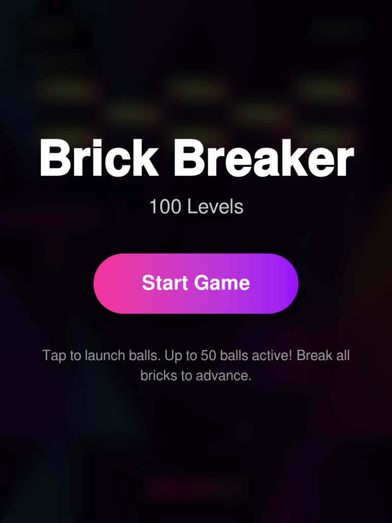 Brick Breaker 100