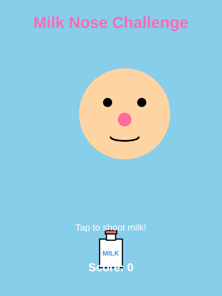 Milk Nose Game