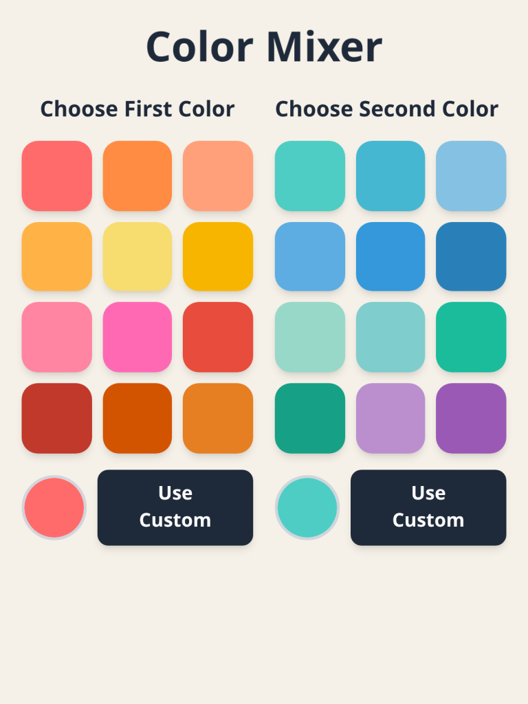 Color Mixer！！！