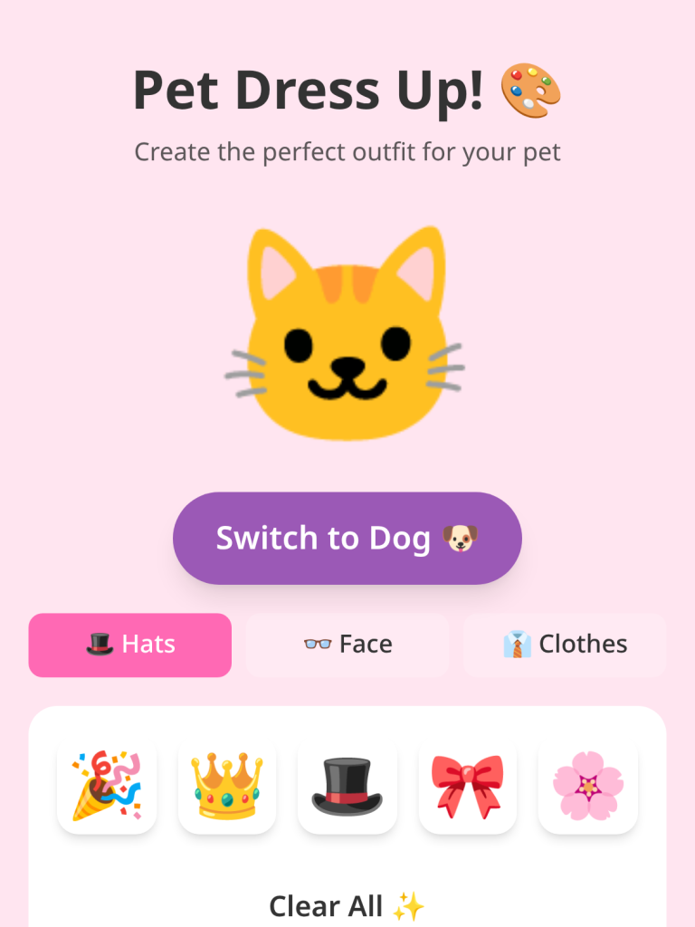Pet Outfit Creator