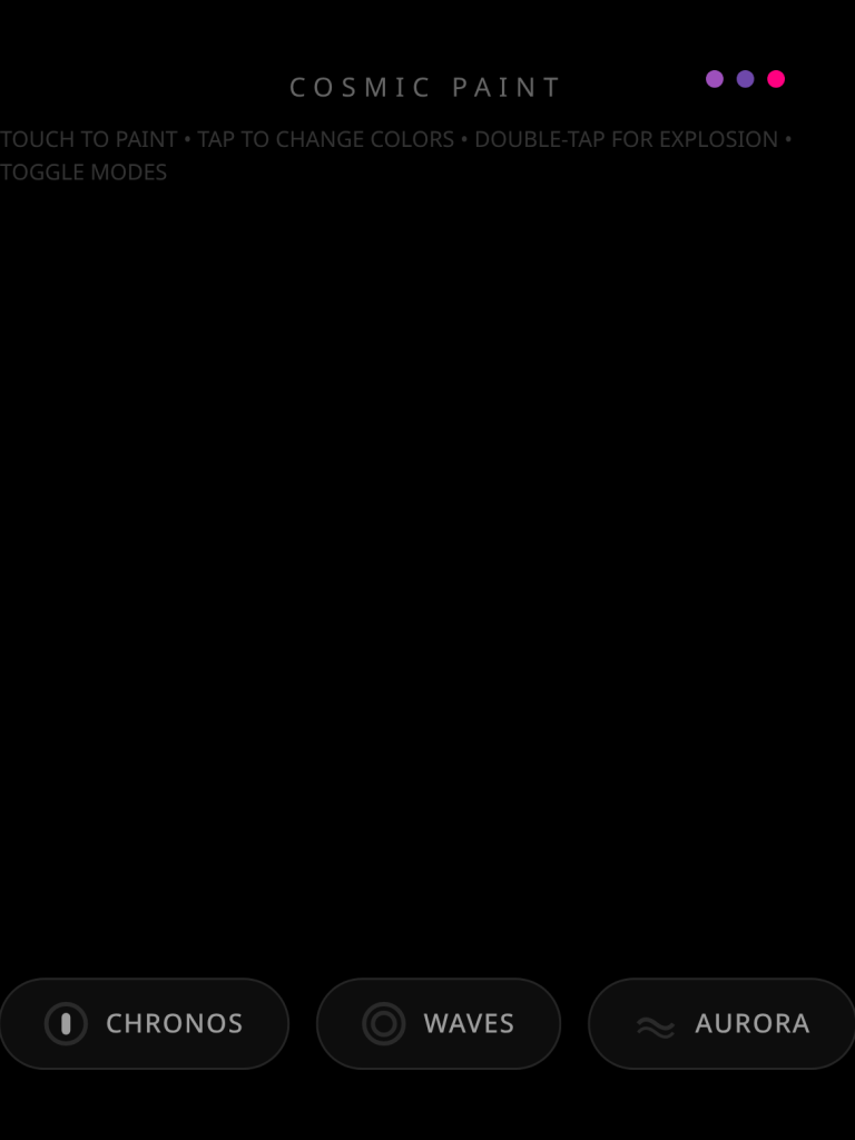 Interactive Particle Art