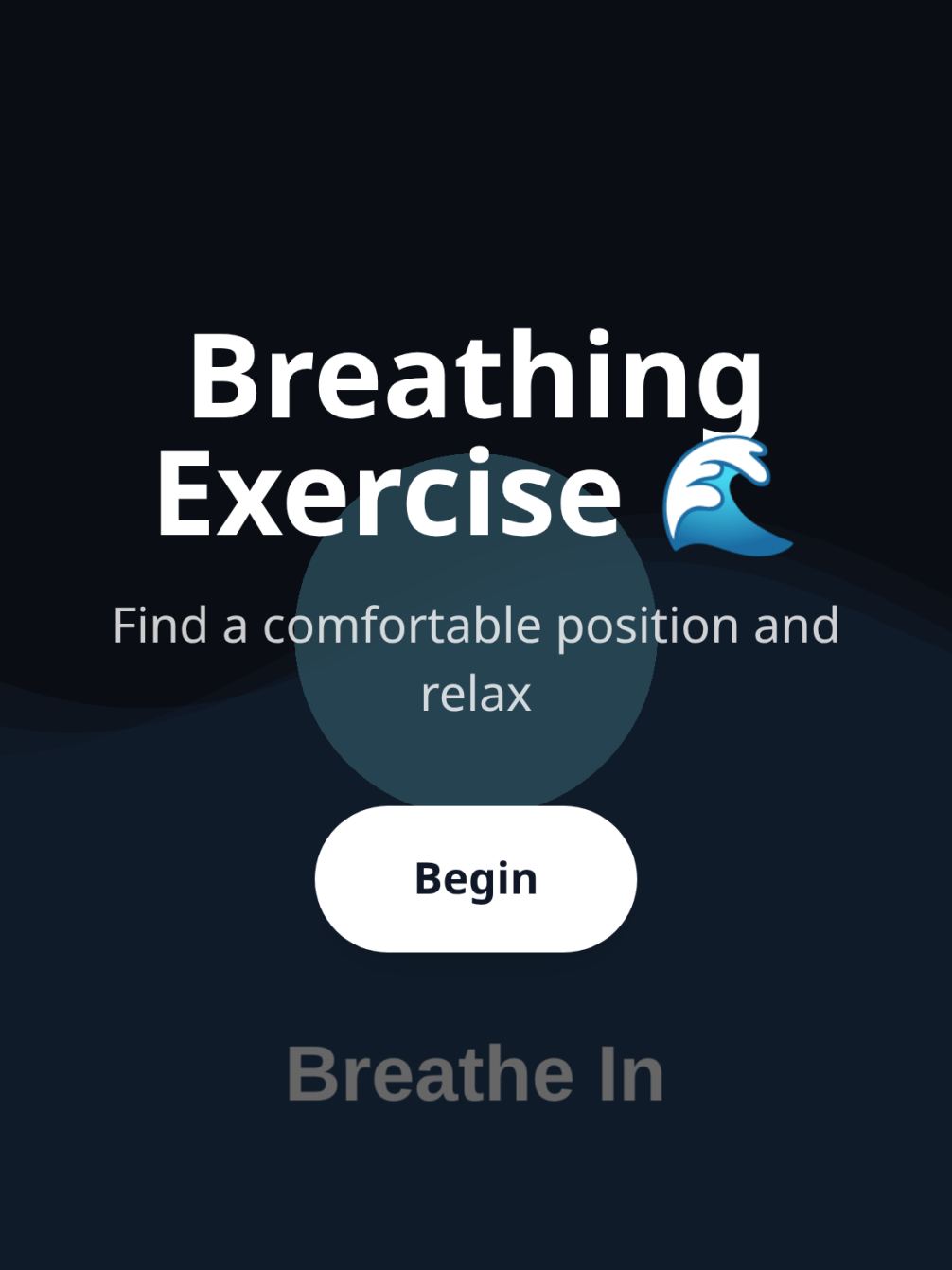 Breathing guide
