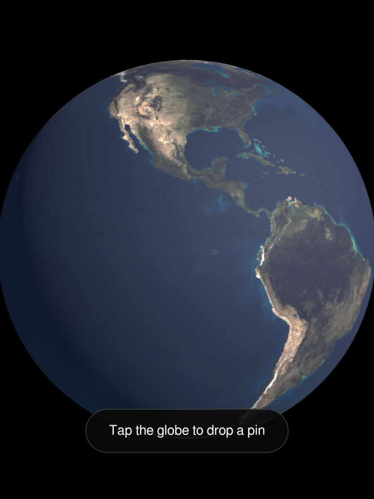 Interactive 3D Globe