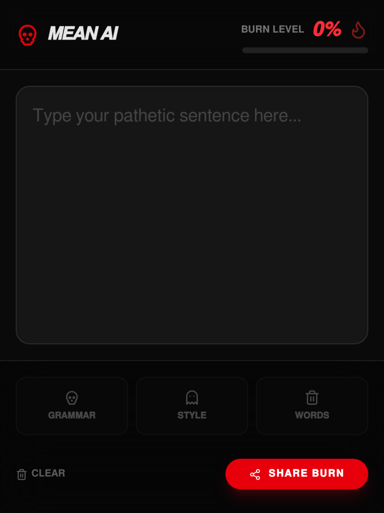 Mean Writing Assistant